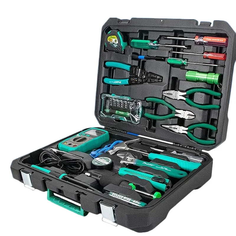 Hardware Telecommunications Electrician Toolbox 52 Pieces Household Multifunctional Tools Set Toolkit