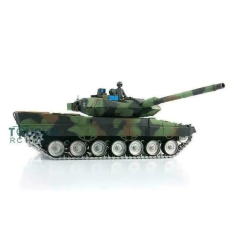 Toucan 1/16 Heng Long TK7.0 Leopard2A6 RC Tank 3889 pistes métalliques roues baril recul BB Airsoft fumée jouets voitures TH17592