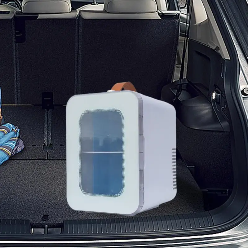 Mini Camping Fridge 6L Portable Car Refrigerator DC 12V Electric Cooling And Heating Box Car Electronic Devices