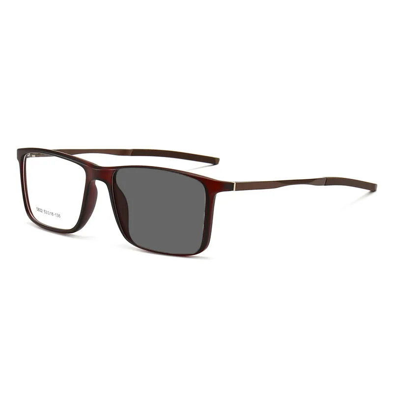 Sport-Stil ultraleichte Lesebrille al-mg Legierung Beine Rahmen für Männer Anti-Blaulicht photo chrome Presbyopie Brille 0 ~ 6