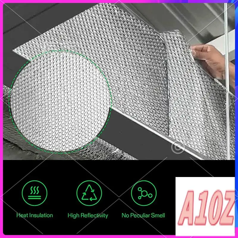 0Z-1 Roll Reflective Wrap Insulation Bubble Film Reflects Ultraviolet Rays And Heat Film For Require A Vapor Barrier