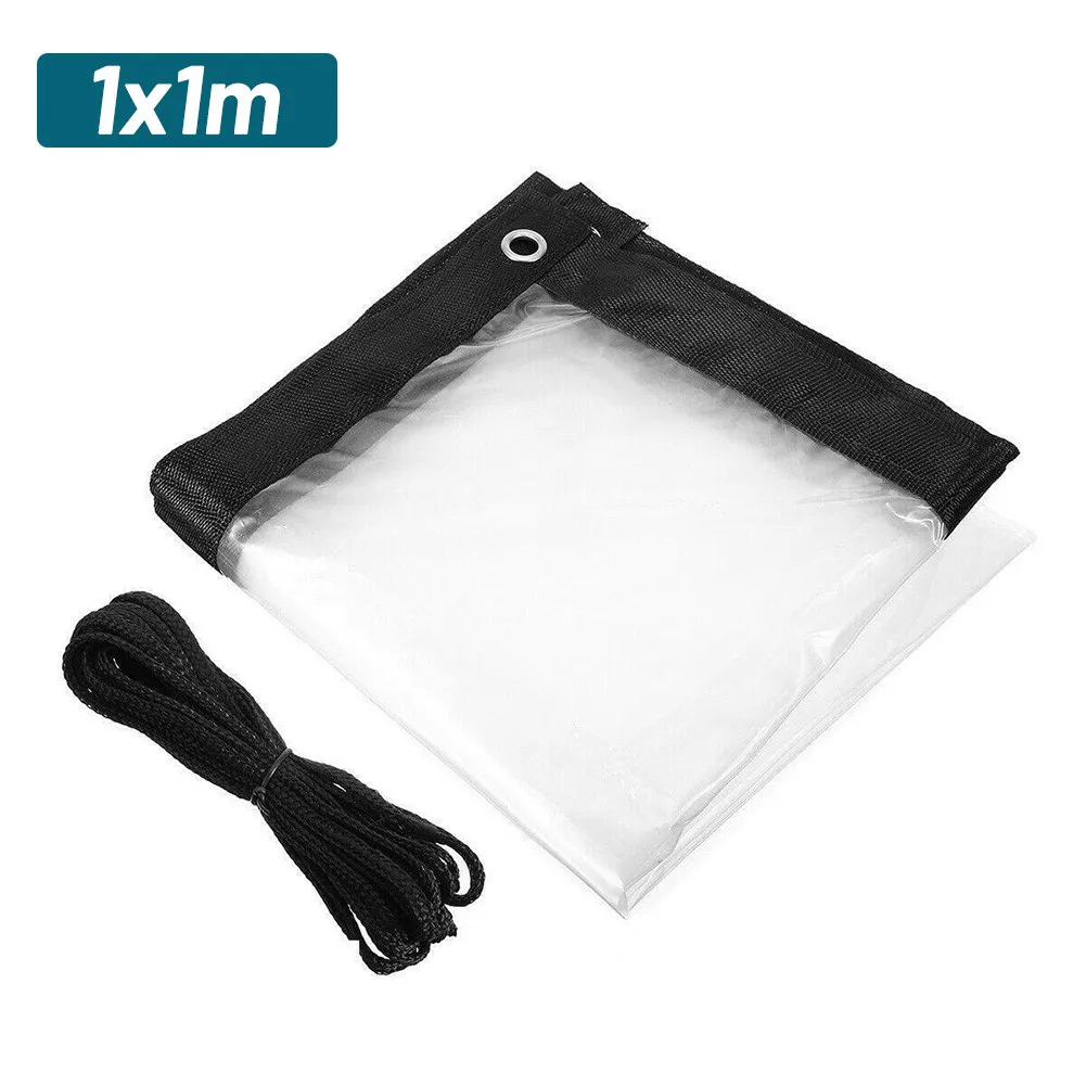 Accessory Tarpaulin Camping Canopies Construction Elements Transparent Waterproof With Eyelets Supply Brand New