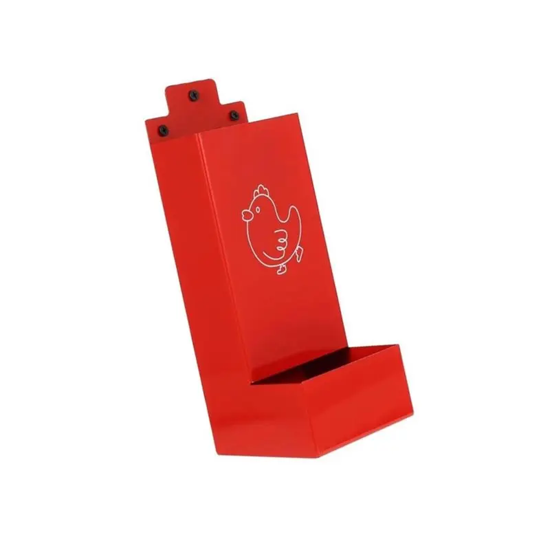 ABGH-Automatic Poultry Feeder 2 Pcs-Metal Hanging Grit Feeder For Chickens& Birds-Rainproof Openwork Design For Coop
