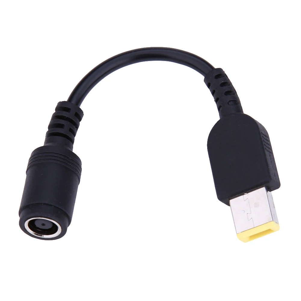 7.9 x 5.5mm to Square Pin Plug Converter DC Laptop Power Adapter Connector Cable Cord for Lenovo ThinkPad X1 Carbon Charger