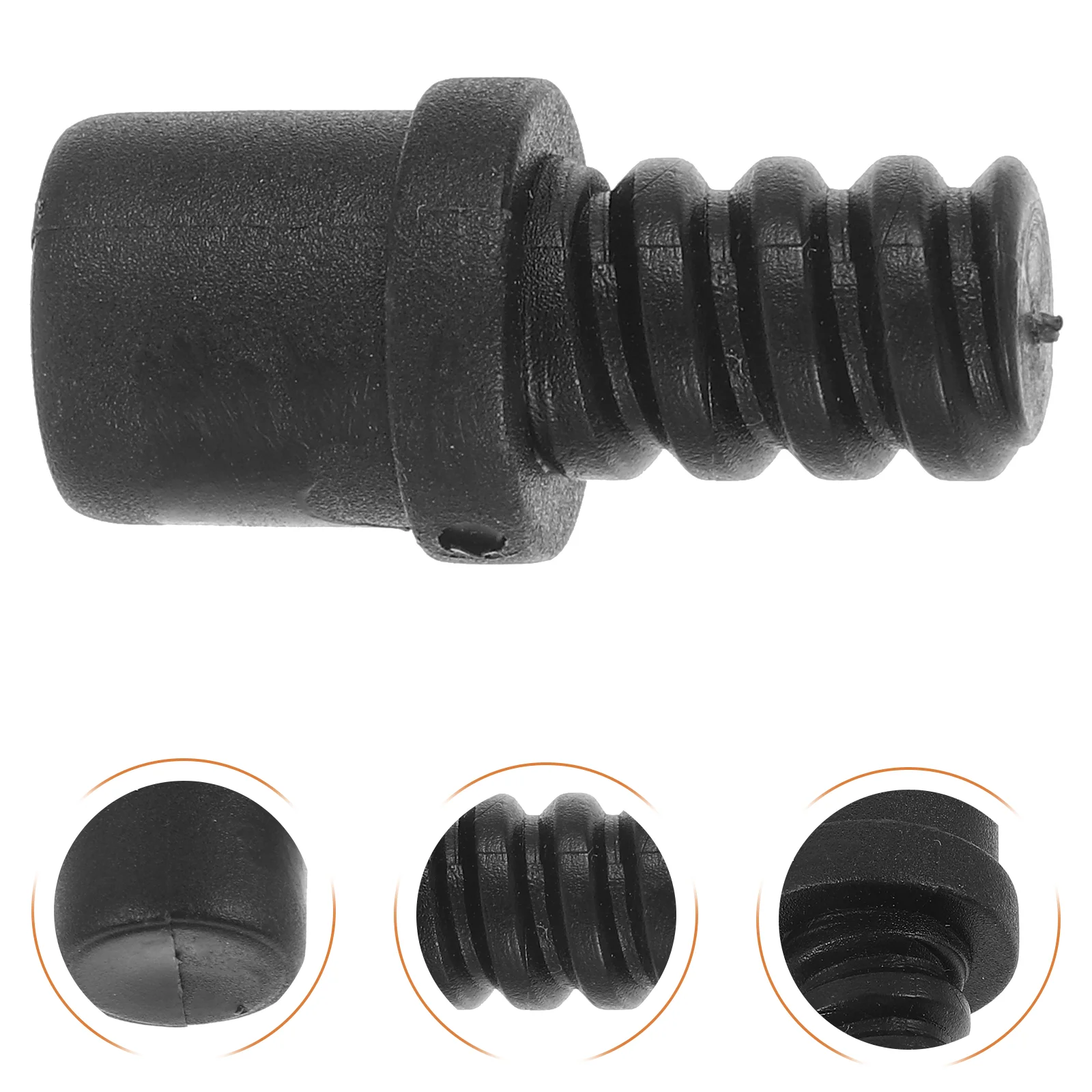 

Brush Handle Connector Handles Threaded Tip Replacement Plastic Toilet Head Parts