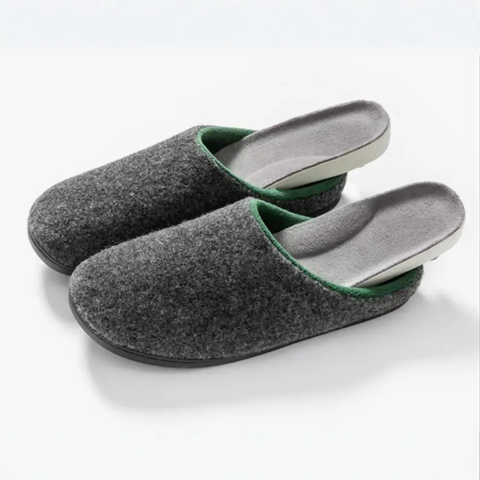 

Detachable Cotton Slippers for Men Minimalist Style Bonus Pair of Insoles Provided