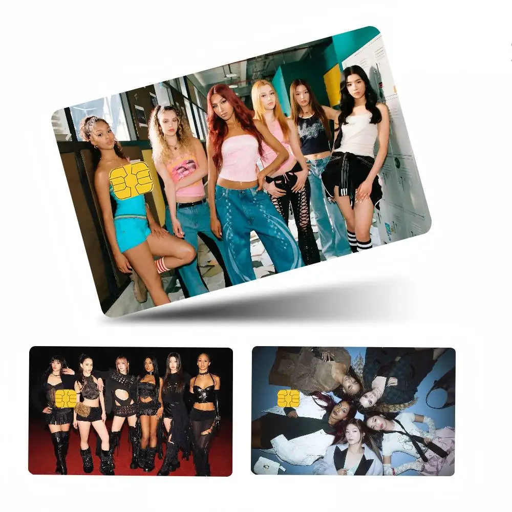 KPop Girl Group K-Katseye Bank Access Protective Waterproof Film Cover Sticker Surprise Gift Small Big Chip No Chip