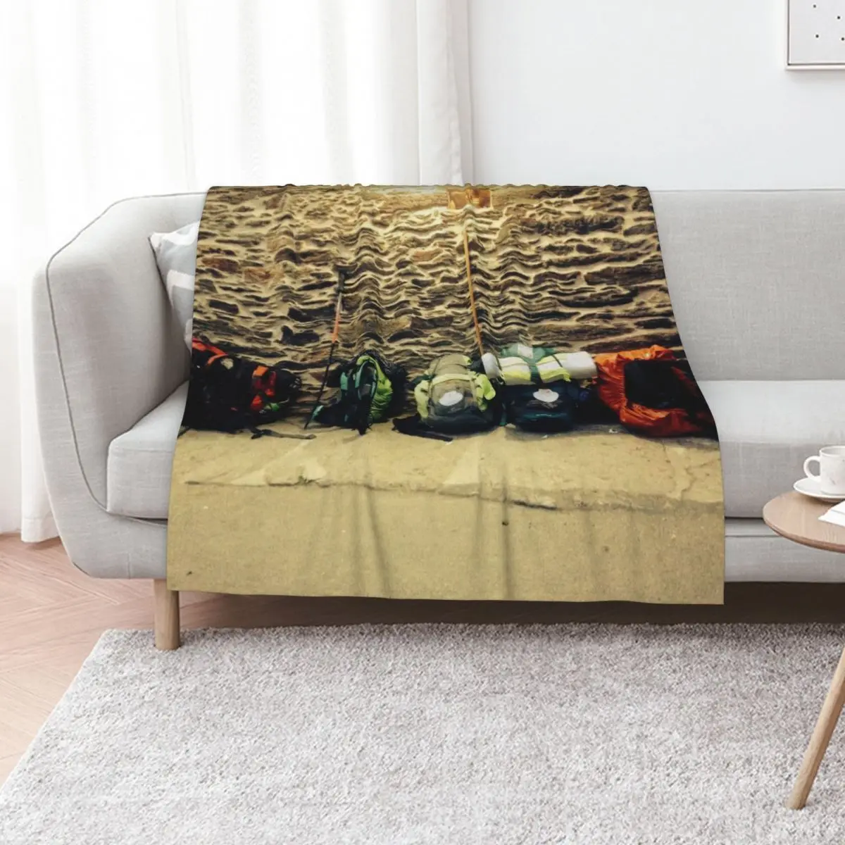 Camino de Santiago Throw Blanket Large valentine gift ideas Baby Decorative Throw Stuffeds decorative Blankets