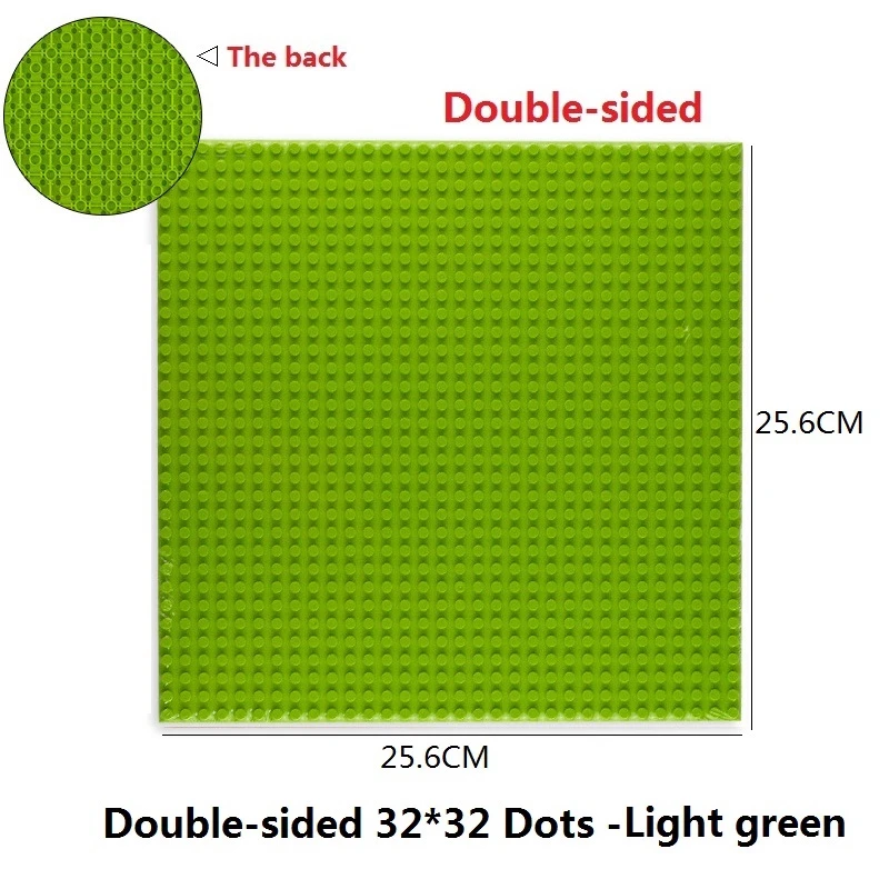 Bodemplaat 32*32 Dots Dubbelzijdige Basis Bouwstenen Grondplaat Bakstenen Klassieke Bakstenen Kinderen Speelgoed Compatibel met Merk Blokken - afbeelding 1