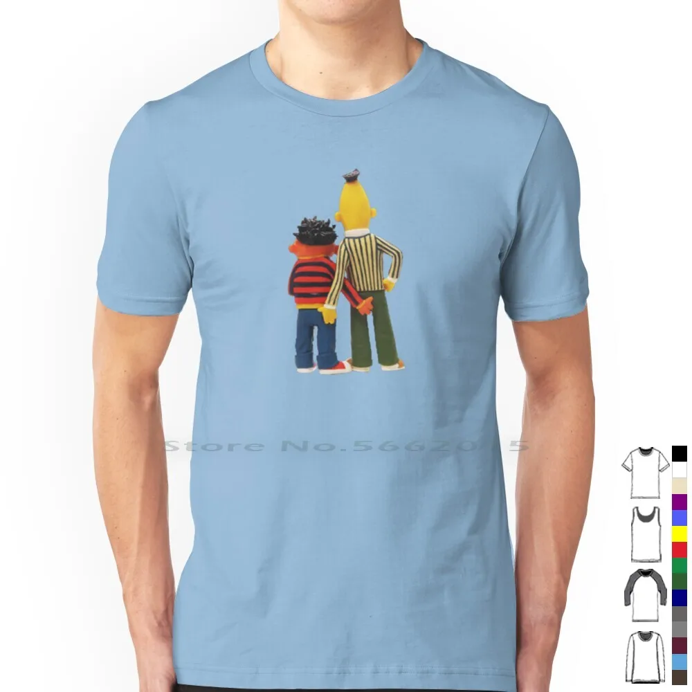 Bert And Ernie Real Love T Shirt 100% Cotton Bert Ernie Real Love Short Long Sleeve Tee Top