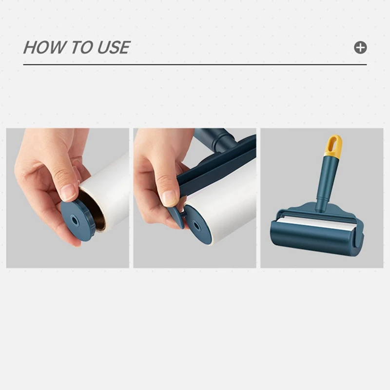 Hair Sticking Device Roller Tearable Roll Paper Hair Remover Can Carry Hair Sticking Bristles Artifact