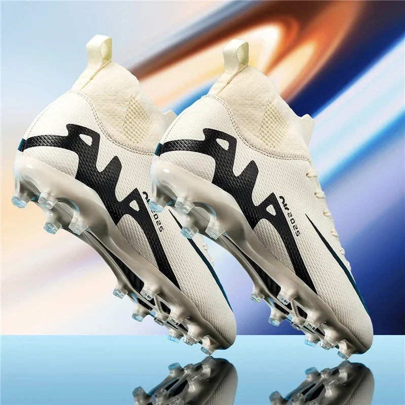 Chaussures de Football professionnelles originales pour hommes, bottes de terrain de Football AG/TF, Sport rapide, unisexe, crampons de société antidérapants, baskets d'intérieur pour garçons