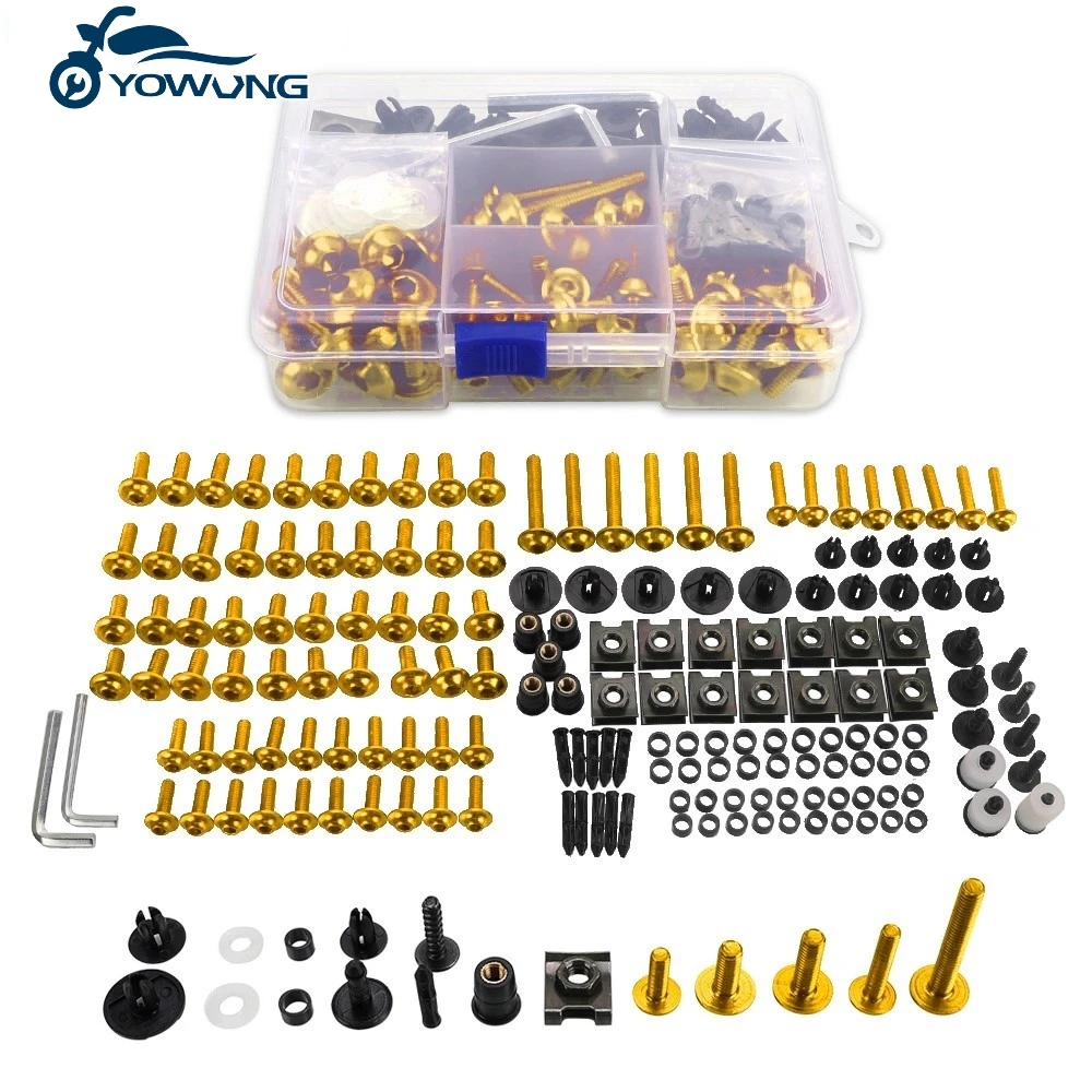 Bolts Screws Nut Kit For YAMAHA TMAX 500 530 MT07 MT09 FZ1 FZ6 R1 R6 R15 Motorcycle Fairing Protector Body Fastener Clips Screw
