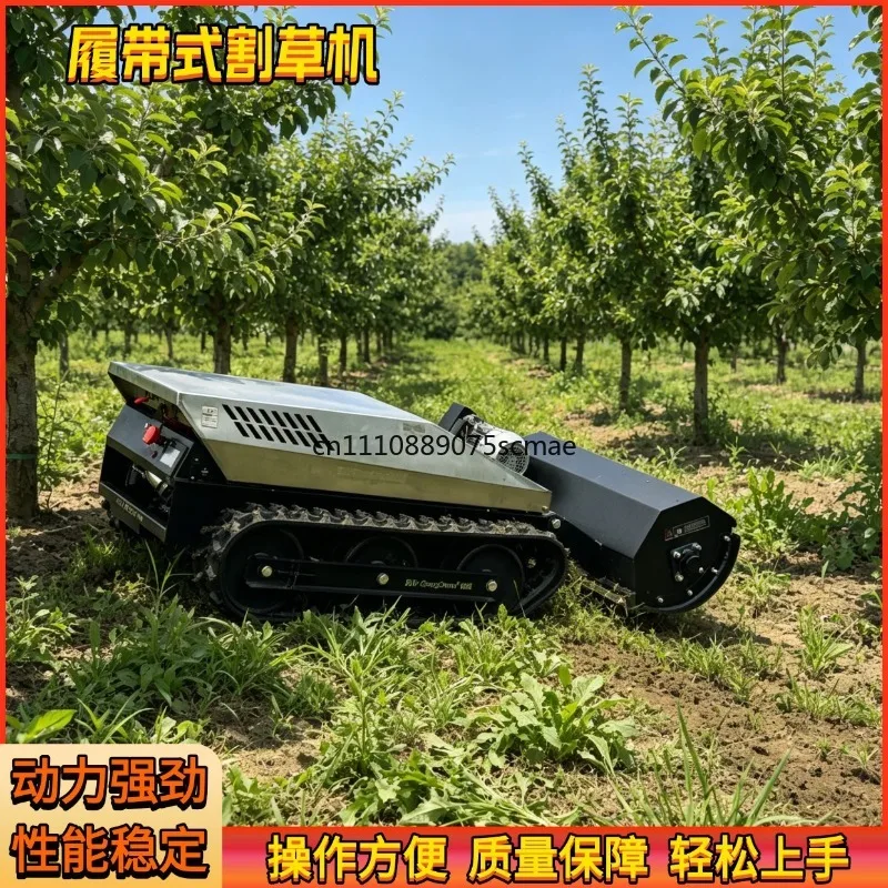 Crawler mower, orchard slope agricultural orchard mower, nursery lawn reclamation and weeding