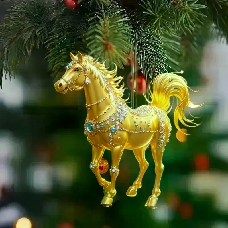 2d-акриловое-зеркало-заднего-вида-с-лошадью-подвеска-подвеска-в-виде-рождественской-елки-рюкзак-подвесное-украшение-для-вечеринки-новогодние-украшения-подвесное