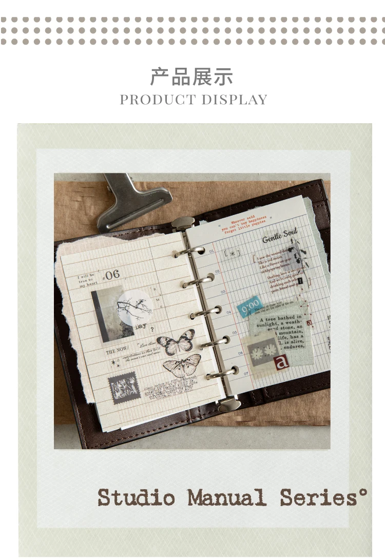 12 Stück Vintage Collage Scrapbooking Journal Material Papier Kartenherstellung DIY Retro Quelle Papier Kreatives Memo Briefpapier – Detail 9