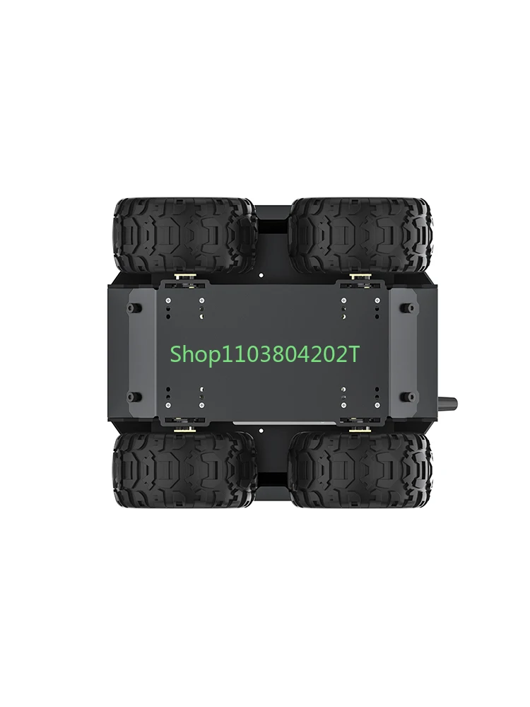 Expandable Four-Wheel Drive Wave Rover Car Chassis Metal Mobile Robot ESP32 Lower Machine