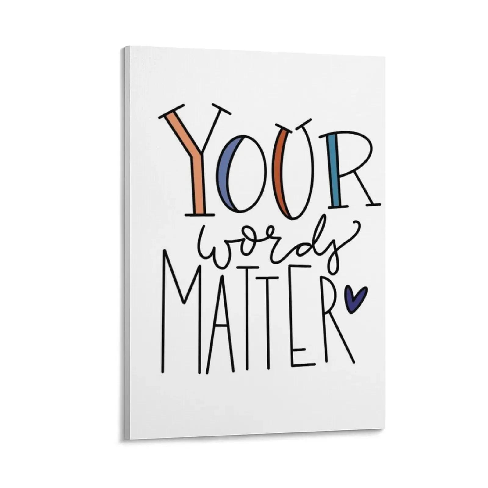 

Your Words Matter Canvas Painting nordic home decor home and decoration home decors accessories