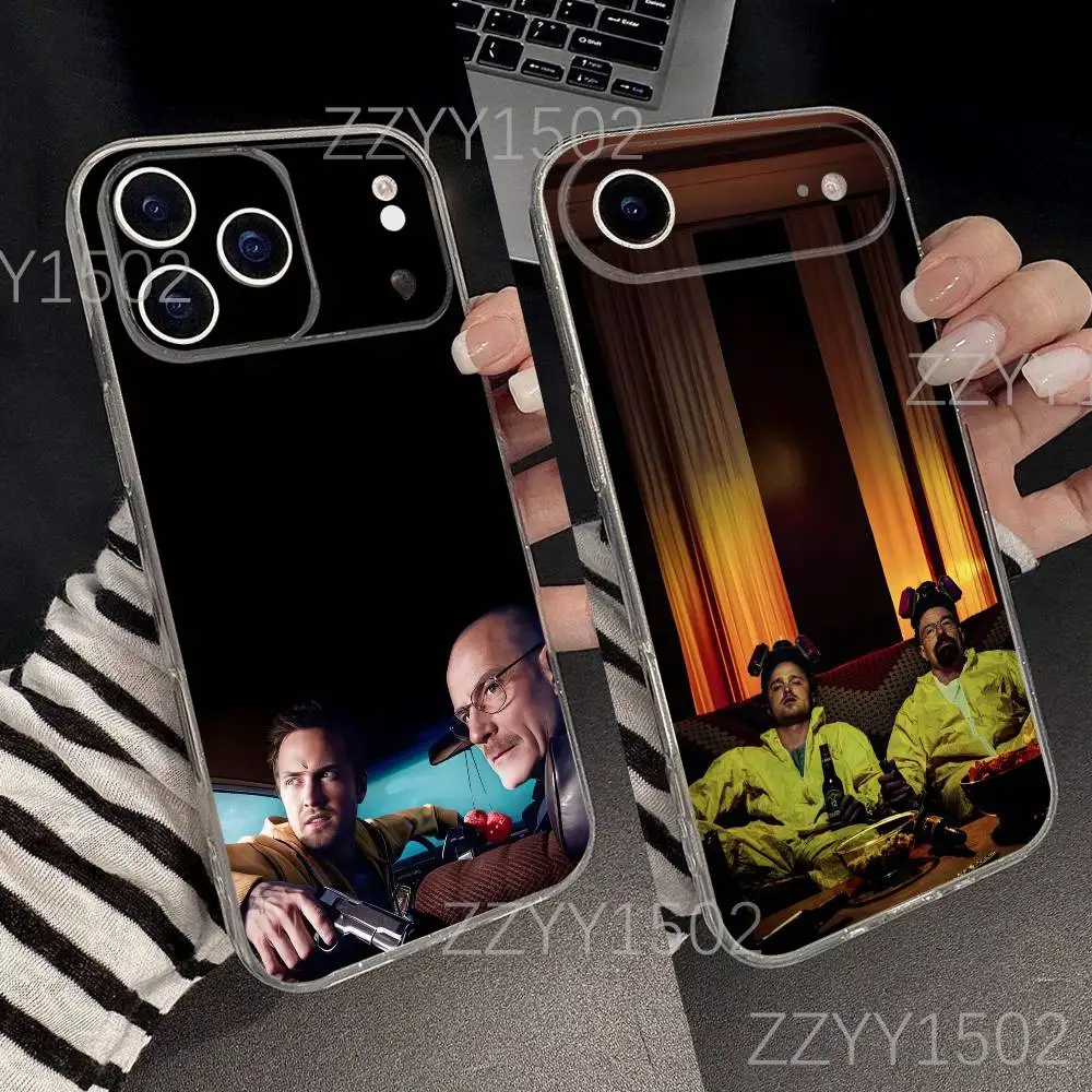 

B-Breaking B-Bad Los Pollos For iPhone 17,16,15,14,13,12,11 Pro,Max,Plus,X,XS,XR,SE4,E Mini Transparent Soft Protective Shell