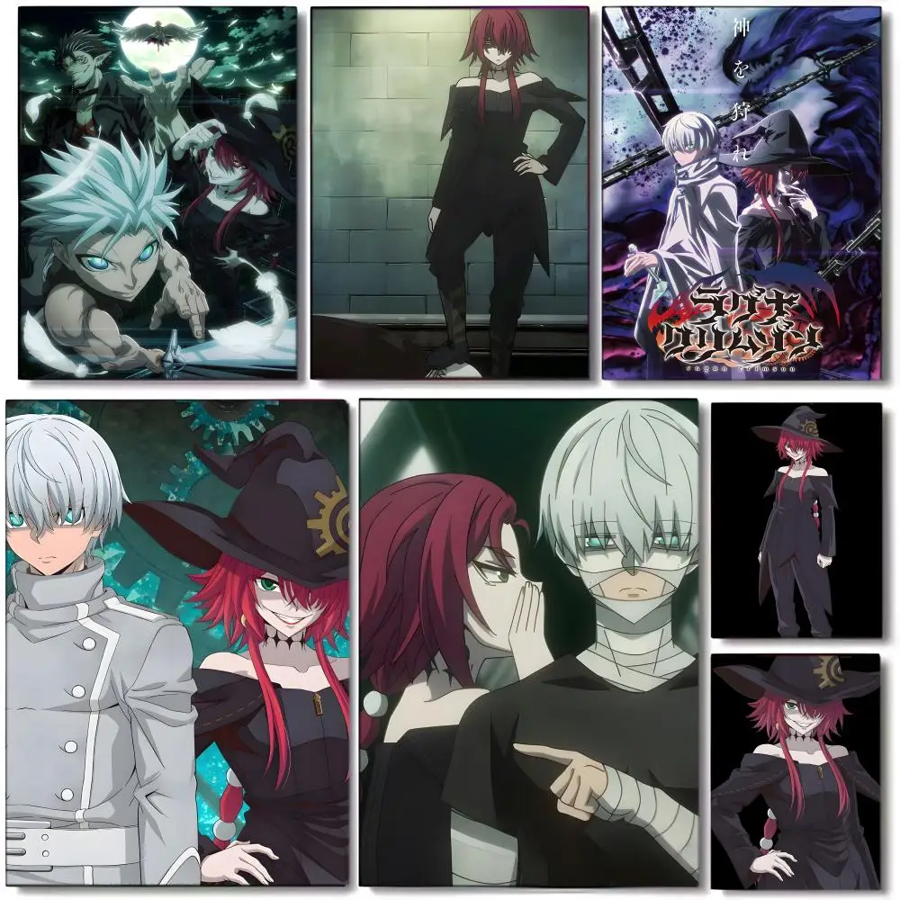 Póster de ANIME R-Ragna Crimson, arte impreso para pared, adecuado para sala de estar, dormitorio, bar, salón, decoración del hogar, regalo