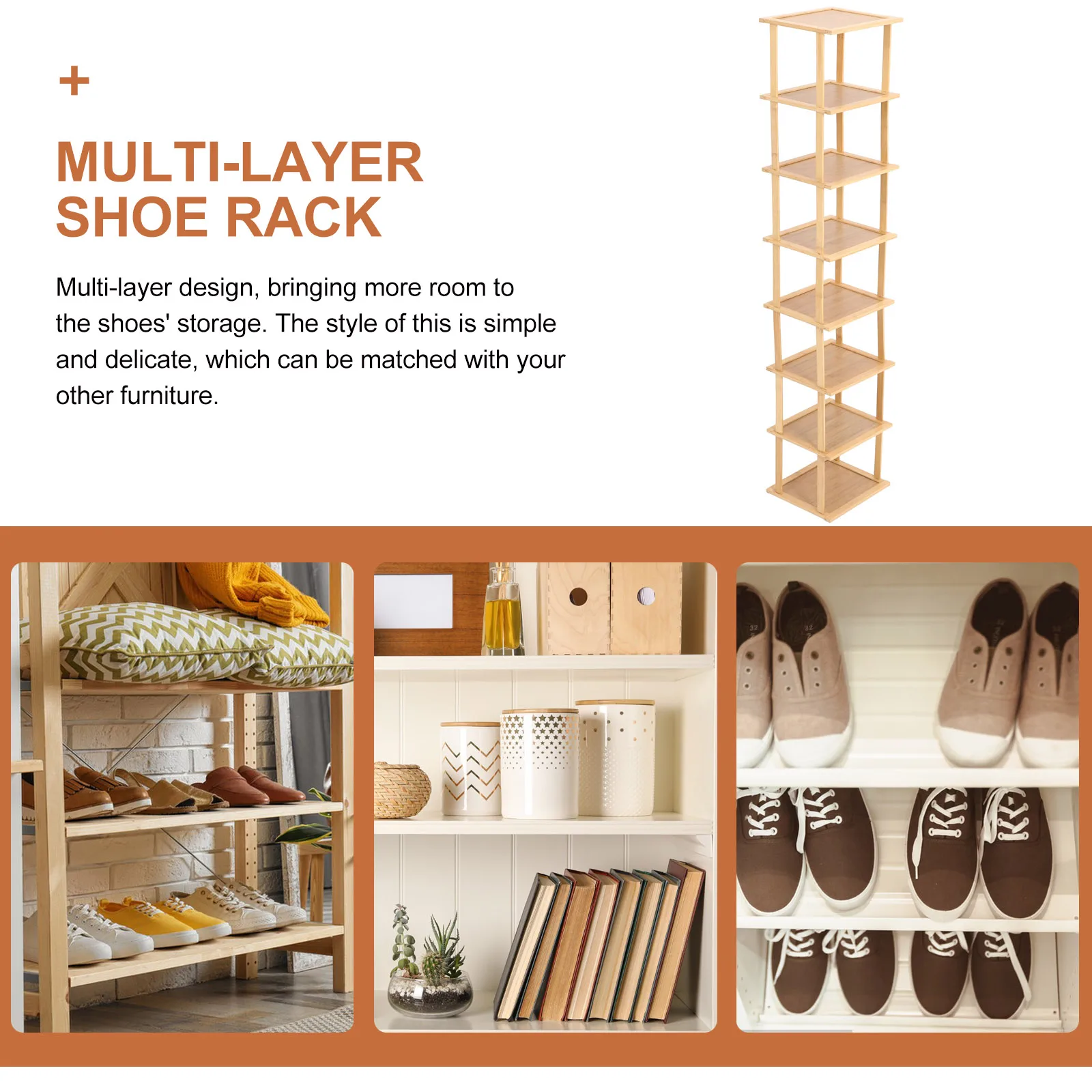 

Multi-layer Shoe Rack 25-23-96 Simple Dormitory Shoe Cabinet Storage Organizer Compact Design Sturdy Material Smooth Surface