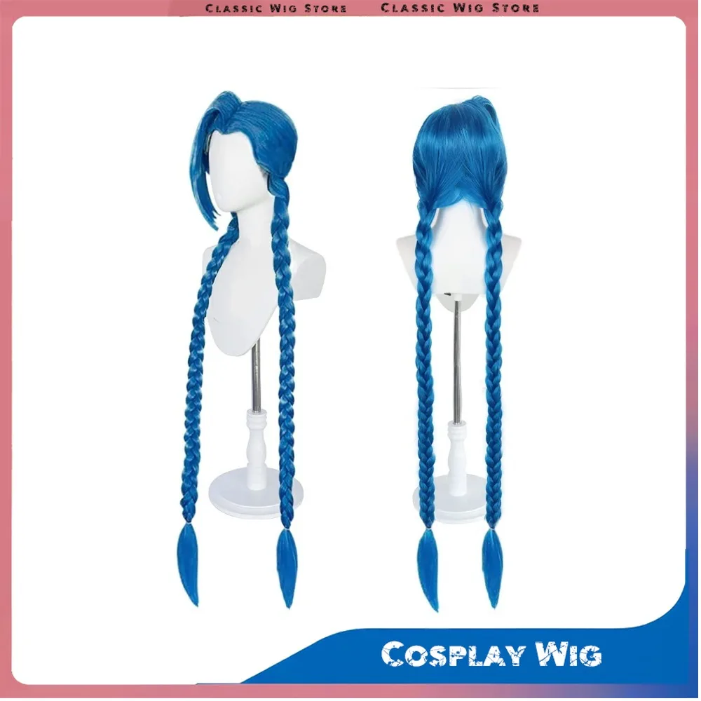 

Аниме персонаж Cos термостойкий синтетический парик синие длинные волнистые волосы косплей костюм для вечеринки термостойкое волокно для женщин и девочек