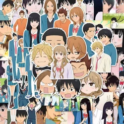 10/30/54Pcs Kazehaya Sawako Kimi Ni Todoke Stickers Chizu Ryu Anime Sticker Laptop Wall Scrapbooking Wall Kurumi Eiji Decal Toy