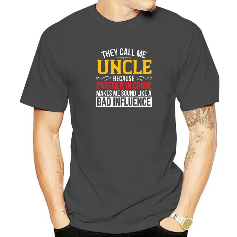 100% Cotton They Call Me Uncle Funny Men's Novelty T-Shirt Women Casual Streetwear Harajuku Oversize Top Tee Humor Gift EU Size