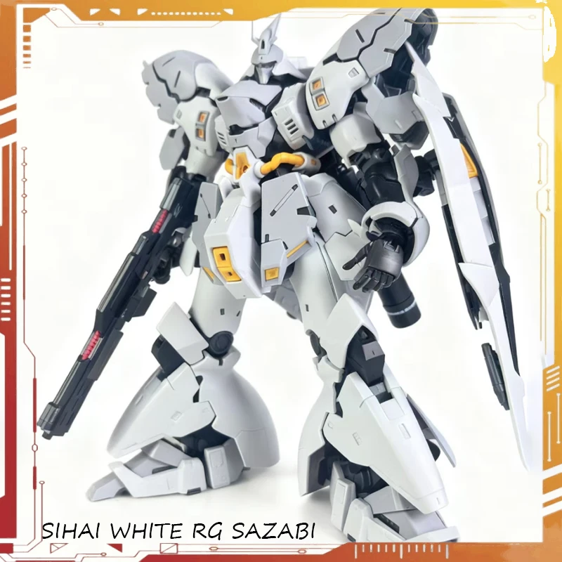 Sihai KO RG White Sazabi MSN-04 Actionfigur im Maßstab 1:144, Modellbausatz U.C.0093 Anime-Figuren, Geburtstagsgeschenk