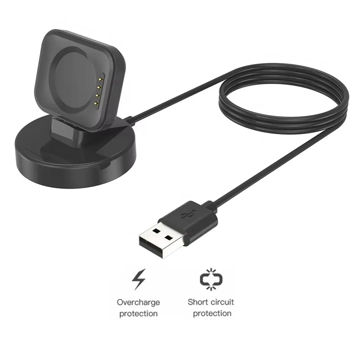 update. 2X Charger Dock Station Mobile Phone Holder Charger Cable Dock Smart Watch Charger Stand for OPPO Watch 3 Pro/3/2 view 5