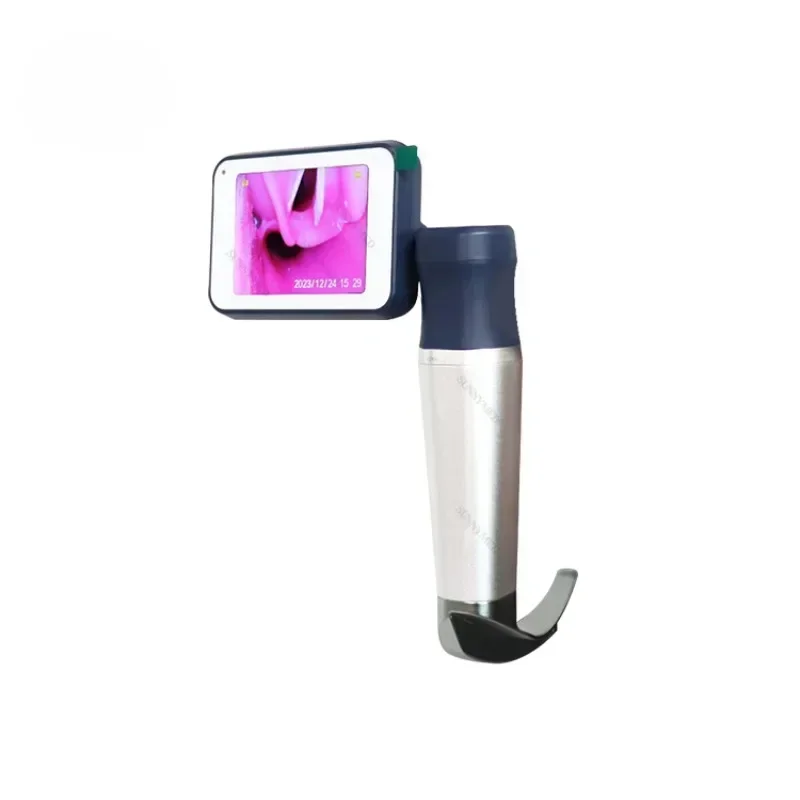 

pediatric laryngoscope set with 6 blade for intubation Portable Reusable Flexible Glide Scope video laryngoscope adult
