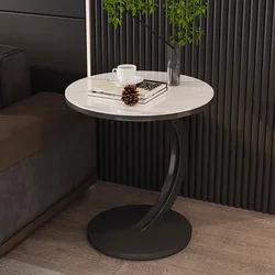 Wood Round Coffee Table Small Living Room Design Side Coffee Tables White Circle Tea Stolik Kawowy Nordic Modern Furniture