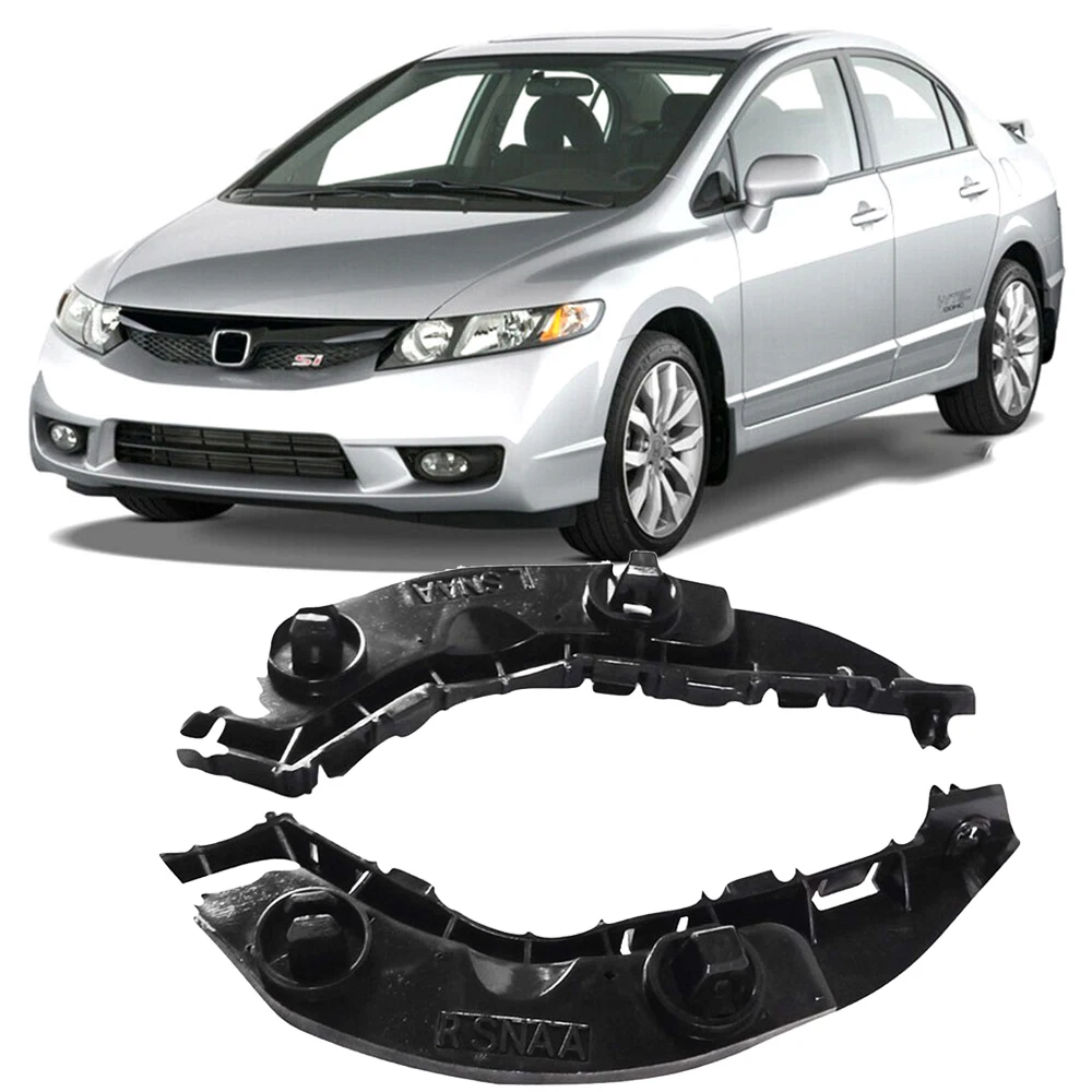 

2 шт. для Honda Civic 2006 2007 2008 2009 2010 2011 правый + левый кронштейн переднего бампера автомобиля аксессуары # 71198-SNA-A02 71193-SNA-A02
