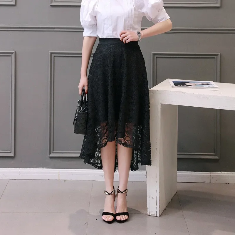 Woman Skirt Patchwork A Line High Waist Skirts for Women Modest Luxury Elegant Clothing Trend 2024 Sales Korean Fashion V Summer