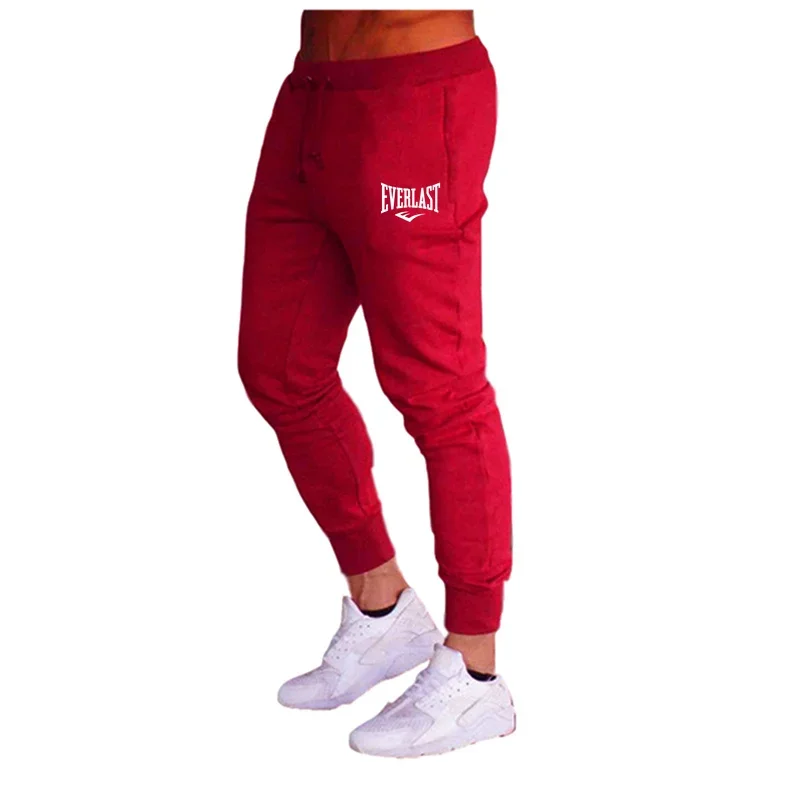 جديد السراويل المطبوعة الخريف EVERLAST الرجال/النساء تشغيل السراويل ركض Sweatpant الرياضة بناطيل كاجوال اللياقة البدنية الصالة الرياضية تنفس السراويل