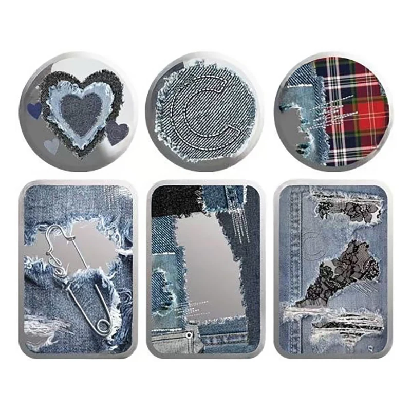 

Ripped Jeans Magnetic Folding Phone Stand for IPhone Holder Mount Support for Samsung Galaxy