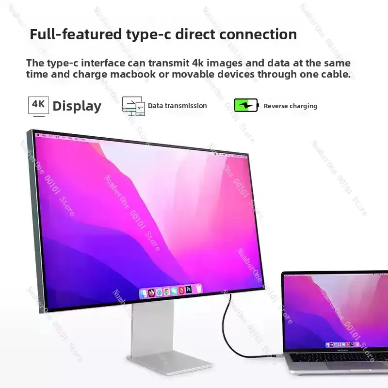 32-Inch 4K144hz mirror monitor e-sports PS5 high-brush design clip external MAC borderless screen