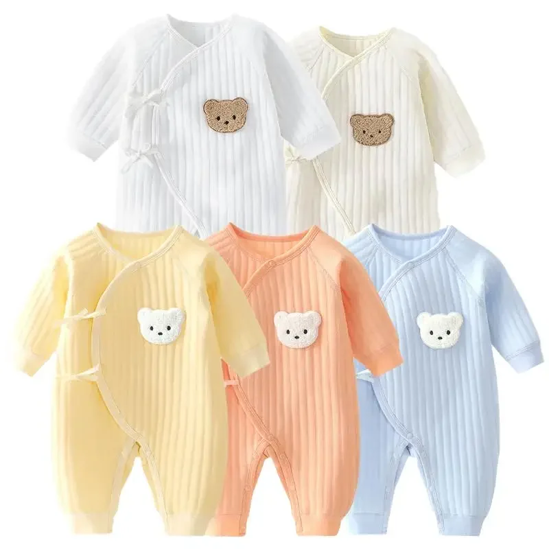 Baby Clothes Bodysuit &One piece 100 Cotton korean reviews many baby clothes Jumpsuit Homewear Newborn Outfit for Spring