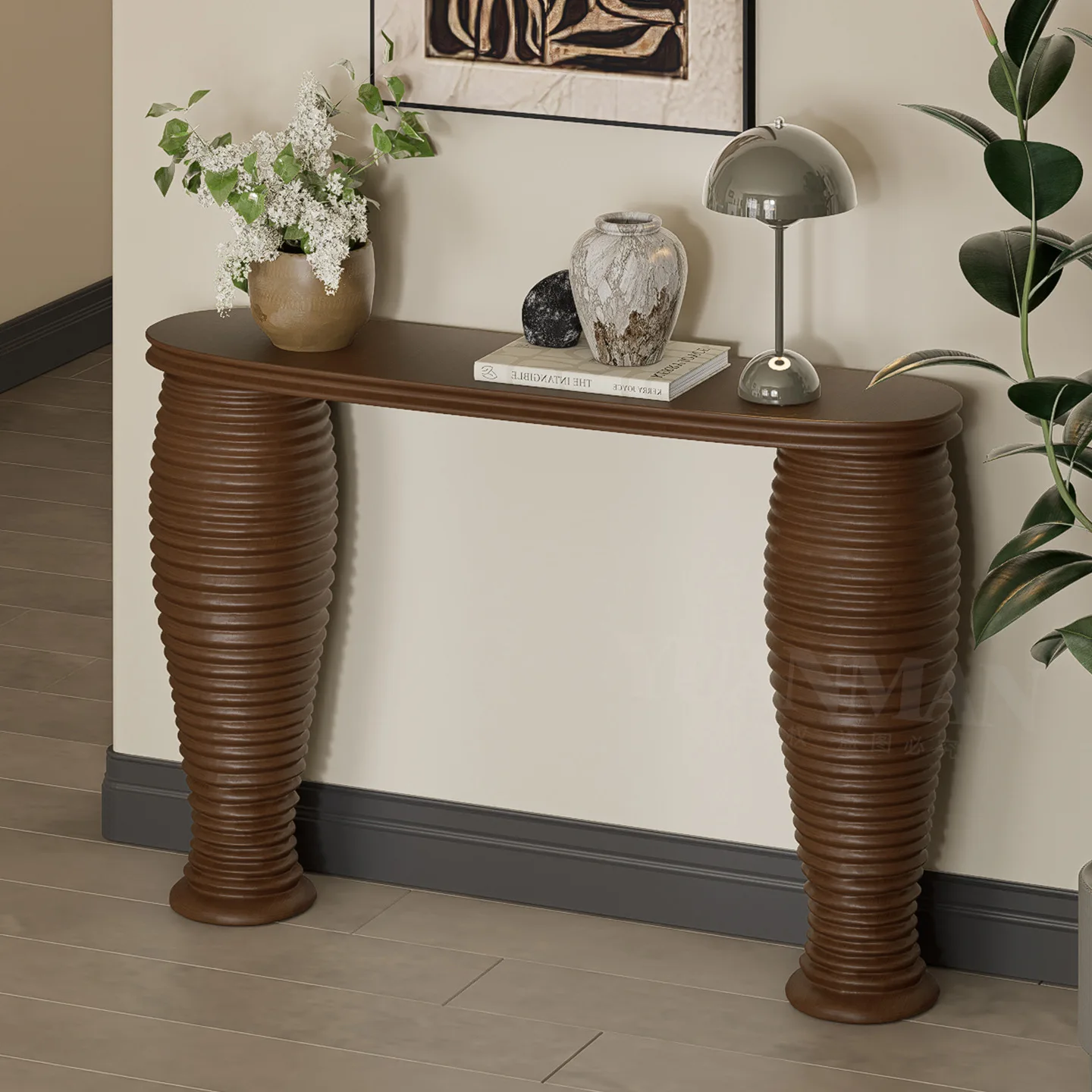 

Solid wood entrance table mid-ancient style entrance corridor aisle case decoration homestay designer entrance