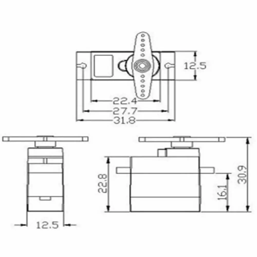 SG90 Servo 180 ° 360 ° motore Micro Servo 9G servomotore per telecomando aereo elicottero braccio Robot RC