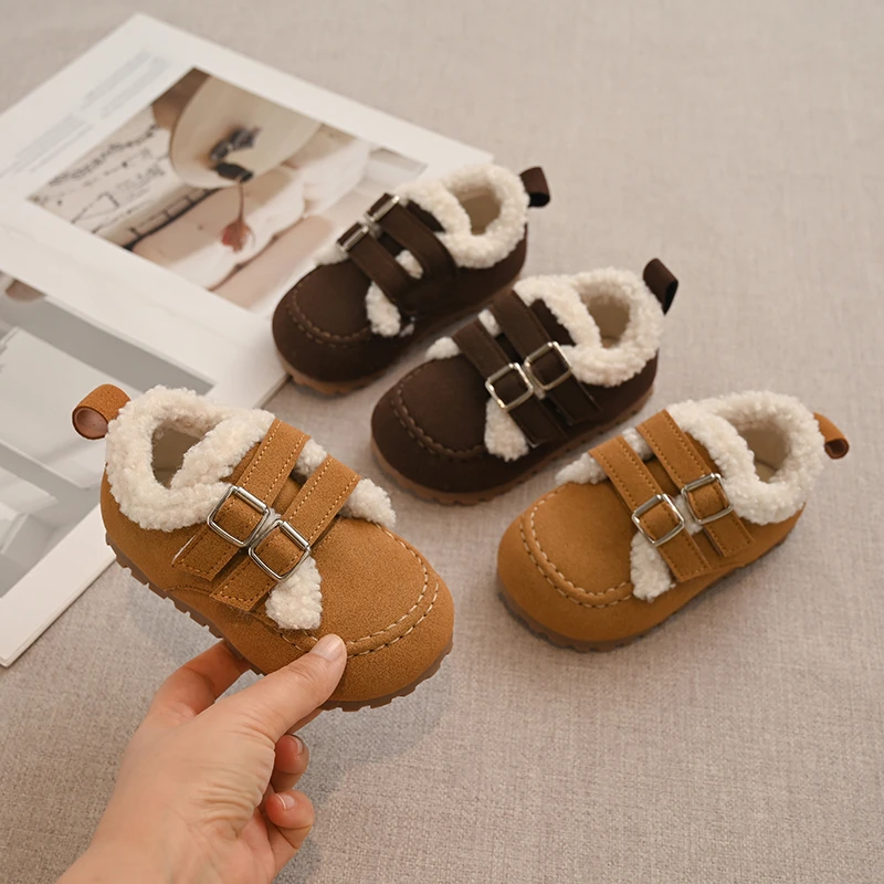 2025-criancas-sapatos-quentes-de-pelucia-para-a-menina-inverno-nova-moda-estilo-coreano-macio-sola-grossa-anti-escorregadio-versatil-chique-sapato-casual