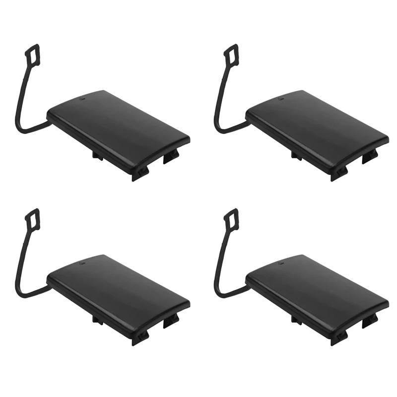 

4X Front Bumper Tow Eye Hook Cover Cap Lid Unpainted 2118850026 For Mercedes-Benz W211 2003 2004 2005 2006 E320 E350 E55