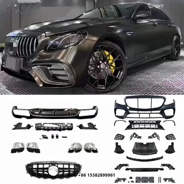 

High Quality E63 Kit for W213 Front Bumper Grille AMG Modified for E300 Plastic New Condition