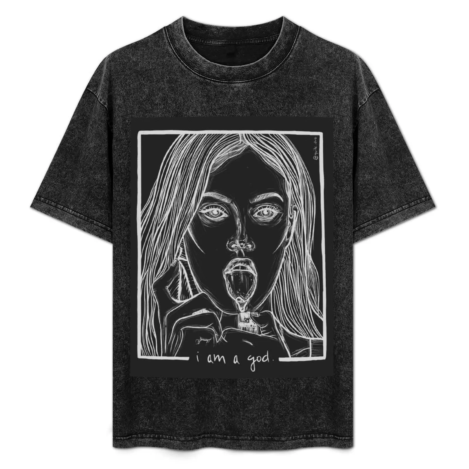 

i am a god - jennifer's body T-Shirt Fashion Pattern Printed Tee Shirt