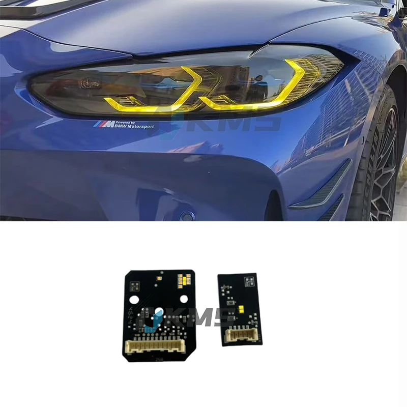 

Applicable to BMW M4 G22 Golden Eye Daytime Running Light Source Lemon Yellow Color Changing Daytime Running Light Module