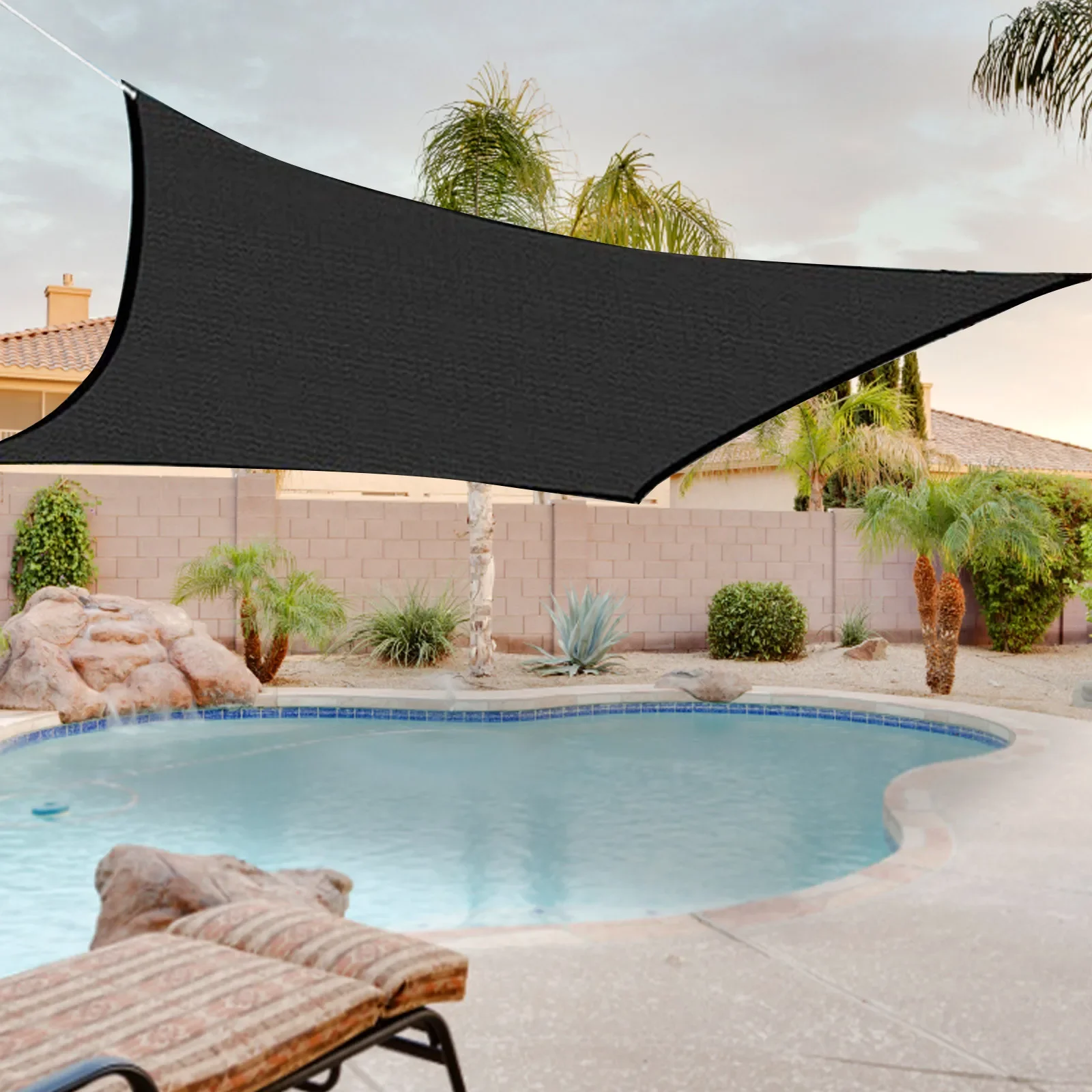 Outdoor garden parasole rete terrazza parasole campeggio tenda da sole rete protezione UV HDPE protezione solare tessuto parasole