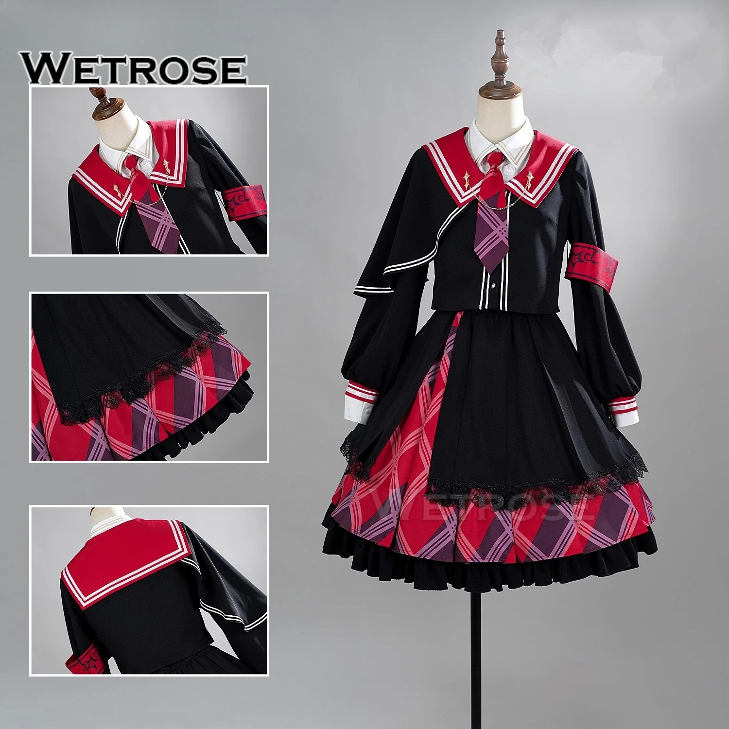 Disfraz de Cosplay 【Wetrose】 En Stock, Traje de Juego de Nikaido Hiro de Magical Girl Witch Trials