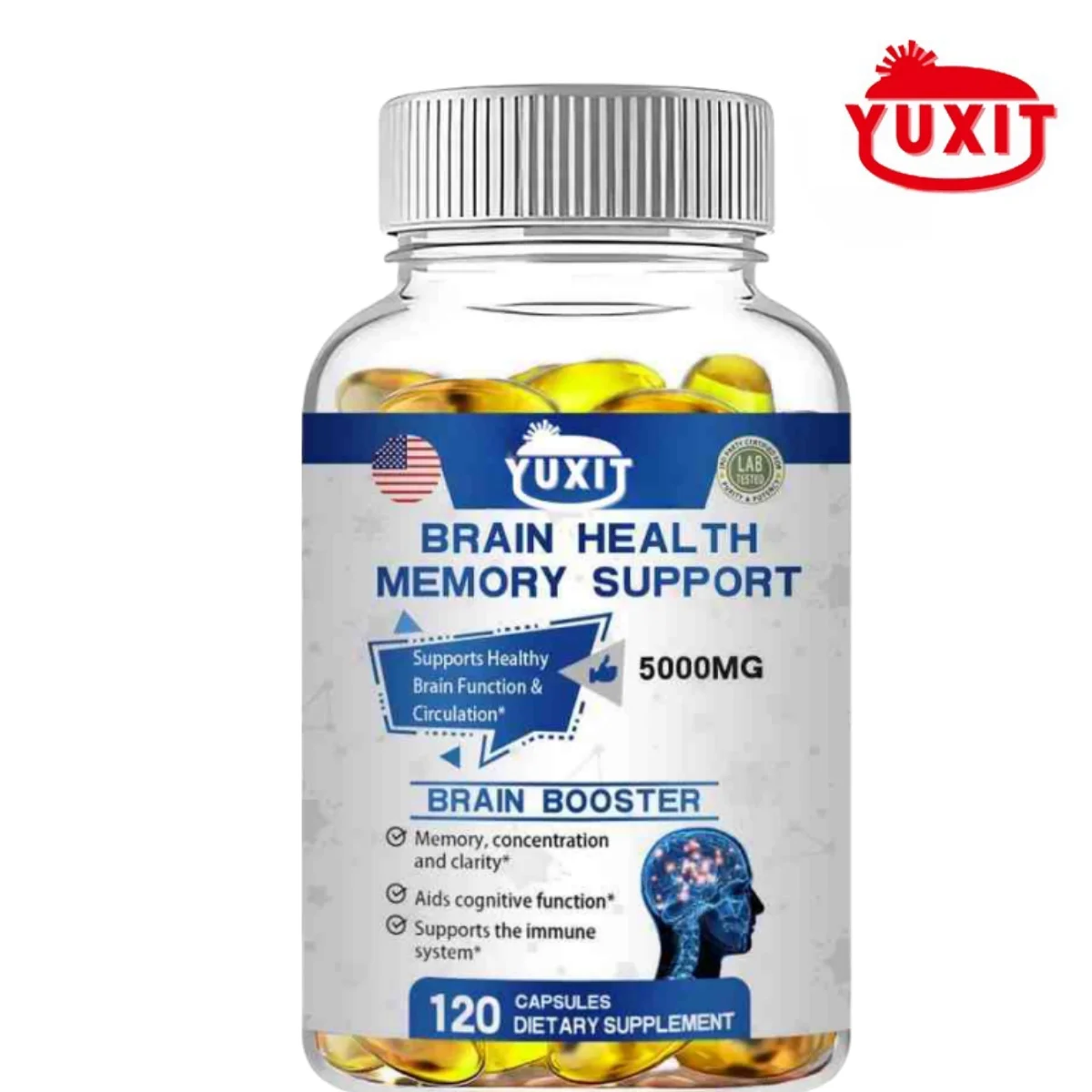 

YUXIT Improves Mood and Supports Healthy Brain. Helps to Enhance Memory, Learning Ability, Improve Thinking, Concentration