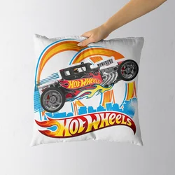 Hot Wheels Pillow Covers 18x18inch Double Side Soft Decorative Throw Pillows for Couch, Bed, and Home Decor Cars Birthday Favors