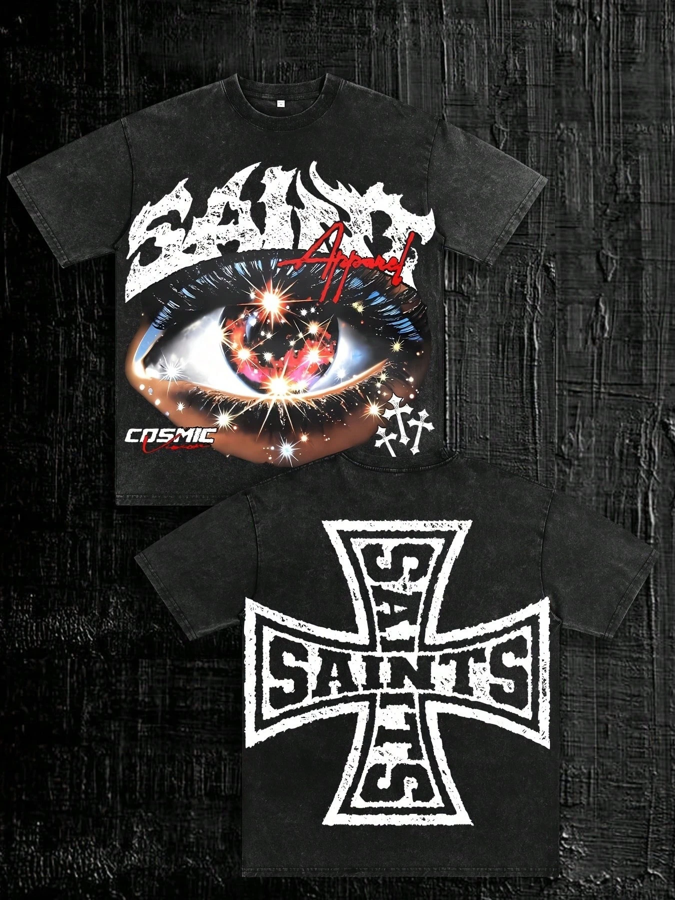 Streetwear Brand With Eye - T-shirt graphique de la marque Cosmic